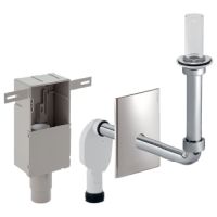 Geberit WT UP-Siphon Fertigbauset Abgang horizontal d50-56mm 151122211