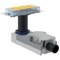 Geberit Duschrinnen Rohbauset CleanLine d50 H90 154150001