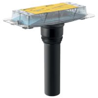 Geberit Rohbauset, zu Duschrinnen CleanLine, stockwerksdurchdringende Installation 154153001
