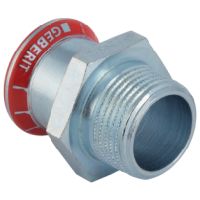 Geberit Mapress C-Stahl bergang mit AG d54-R1 1/2 verzinkt 21722