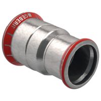 Geberit Mapress Carbon Steel Coupling reduced d54-35 zinc-plated 22024