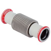 Geberit Mapress C-Stahl Axialkompensator mit Pressmuffen d22 23934