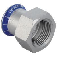 Geberit Mapress Edelstahl bergang mit IG d12-Rp3/8 33018