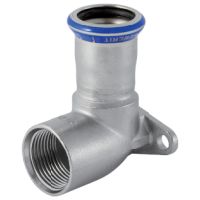Geberit Mapress Edelstahl Anschlusswinkel 90Gr d22-Rp1/2 33406