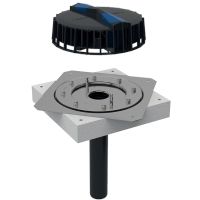 Geberit Pluvia Dachwassereinlauf mit Bef.- flansch, fr Dachabdichtungsfolien 12l/s 359105001