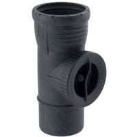 Geberit Silent-Pro Reinigungsstck d50 90Gr mit runder Serviceffnung 393227141