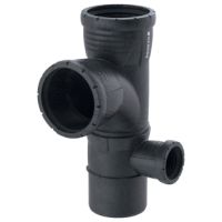Geberit Silent-Pro Kombibogeneckabzweig 87,5Gr d90/90/50 rechts 393462141