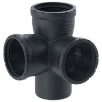 Geberit Silent-Pro Eckabzweig 87,5Gr d110/90/90 393550141
