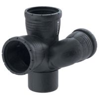 Geberit Silent-Pro Schachtbogenabzweig 87,5Gr d110/90/75 links 393554141