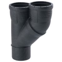 Geberit Silent-Pro Parallelabzweig 45Gr d110/110 393557141