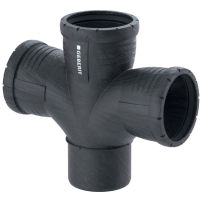 Geberit Silent-Pro Bogenabzweig 2-fach 87,5Gr d125/110 393665141