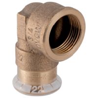 Geberit Mapress Kupfer bergangswinkel 90Gr mit IG Rg d28-Rp1 63856
