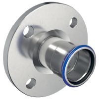 Geberit Mapress Edelstahl Flansch PN 10/16 mit Pressmuffe (LABS-frei) d108 83721