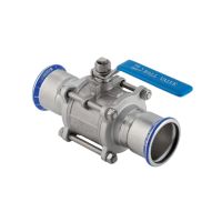 Geberit Mapress Kugelhahn NPW, mit Bet.-Hebel geflanscht d35 92104