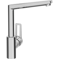Hansa Spltisch-Einhand-Einlochbatterie Hansatwist 0920, chrom 09202205