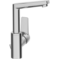 Hansa  Single-Lever basin mixer Hansa twist 0954 moves sideways, chrome-plated 09542203
