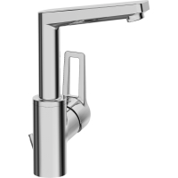 Hansa Waschtisch-Einhandmischer Hansatwist 0954 seitlich bedient, chrom 09542205
