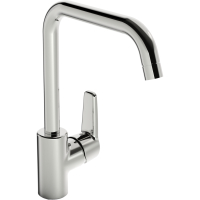 Hansa Spltisch-Einhand-Einlochbatterie Hansapolo 5156, chrom 51562293