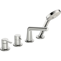 Hansa Fertigmontagset EHM fr alle 4-Loch- Einbausets Hansadesigno 5312 chrom 53122063