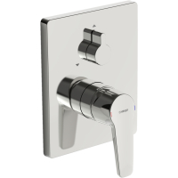 Hansa Funktionseinheit m. Dekorset Einhand- Wannen-Batterie Hansapolo 8060 chrom 80609093