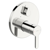 Hansa Funkt.-Einheit m. Dekorset Einhand- Wannen-Batt. Hansadesigno 8111 chr. 81113563