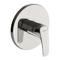 Hansa Funktionseinheit m. Dekorset Einhand- Brause-Batt. Hansapinto 8527 chrom 85279183