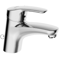 Hansa Waschtisch-Einhand-Einlochbatterie ND Hansamix 0111 chrom 01111183