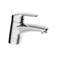 Hansa Waschtisch-Einhand-Einlochbatterie Hansamix 0118, verchromt 01182183