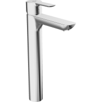 Hansa Waschtisch Einhand Einlochbatterie Hansaligna hoher Auslauf chrom 06032203
