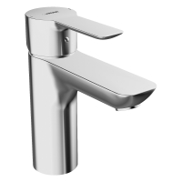 Hansa Waschtisch Einhand Einlochbatterie Hansaligna mit Ablaufgarnitur chrom 06092103