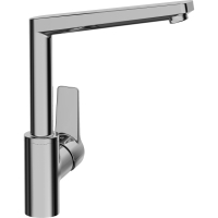 Hansa Spltisch-Einhand-Einlochbatterie Niederdruck, Hansatwist 0922, verchromt 09221103