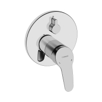 Hansa Funktionseinheit m. Dekorset Einhand- Wannen-Batt. Hansamix 8184 chrom 81843083