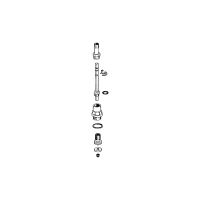 Hansa  Concealed installation  valve inset 45 - 80 mm 3/4 