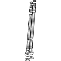 Hansa Druckschlauch M8 x 1 - G3/8 430 mm 59913964