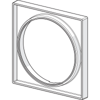 Hansa Rosettenverlngerung 15 mm, 150x150mm  59914192