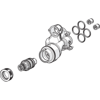 Hansa Funktionseinheit Thermostat Wanne-Brause 59914314 59914314