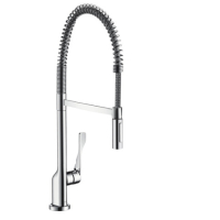 Hansgrohe Spueltischmischer Axor Citterio Semi-Pro steel optik 39840800