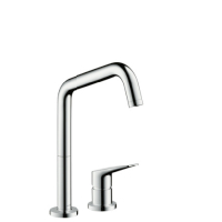 Hansgrohe 2-Loch Spltischmischer Axor Citterio M chrom mit Schwenkauslauf 34820000