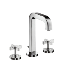 Hansgrohe 3-Loch Waschtischarmatur Axor Citterio chrom mit Kreuzgriffen 39133000