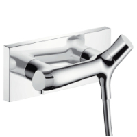 Hansgrohe Thermostat Axor Starck Organic Brause Aufputz DN15 weiss chrom 12602000