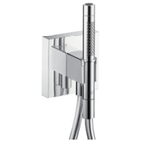 Hansgrohe Schlauchanschluss und Brausenhalter Axor Starck Organic chrom 12626000