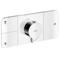 Hansgrohe Thermostat UP Axor ONE Fertigset 3 Verbraucher chrom 45713000