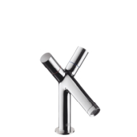 Hansgrohe Zweigriff Waschtischarmatur Axor Starck chrom 10030000