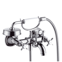 Hansgrohe Zweigriff Wannenarmatur Aufputz Axor Montreux chrom 16540000
