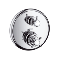 Hansgrohe Thermostat Unterputz Axor Montreux F-Set chrom mit Absperrventil 16800000
