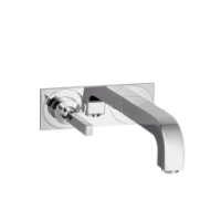 Hansgrohe Waschtischmischer UP Axor Citterio F-Set chrom kurzer Auslauf mit Platte 39112000
