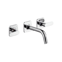 Hansgrohe 3-Loch Waschtischarm.UP Axor Citterio M chrom kurzer Ausl.m.Hebelgr. 34313000