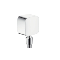 Hansgrohe Schlauchanschluss Fixfit DN15 chrom mit Kugelgelenk und Rueckflussverhindere 27414000
