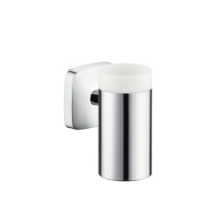 Hansgrohe Zahnglas PuraVida chrom mit Halter 41504000