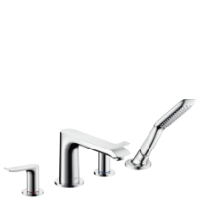 Hansgrohe 4-Loch Wannenarmatur Metris F-Set 31442000